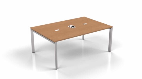 modern conference table with wire management feature