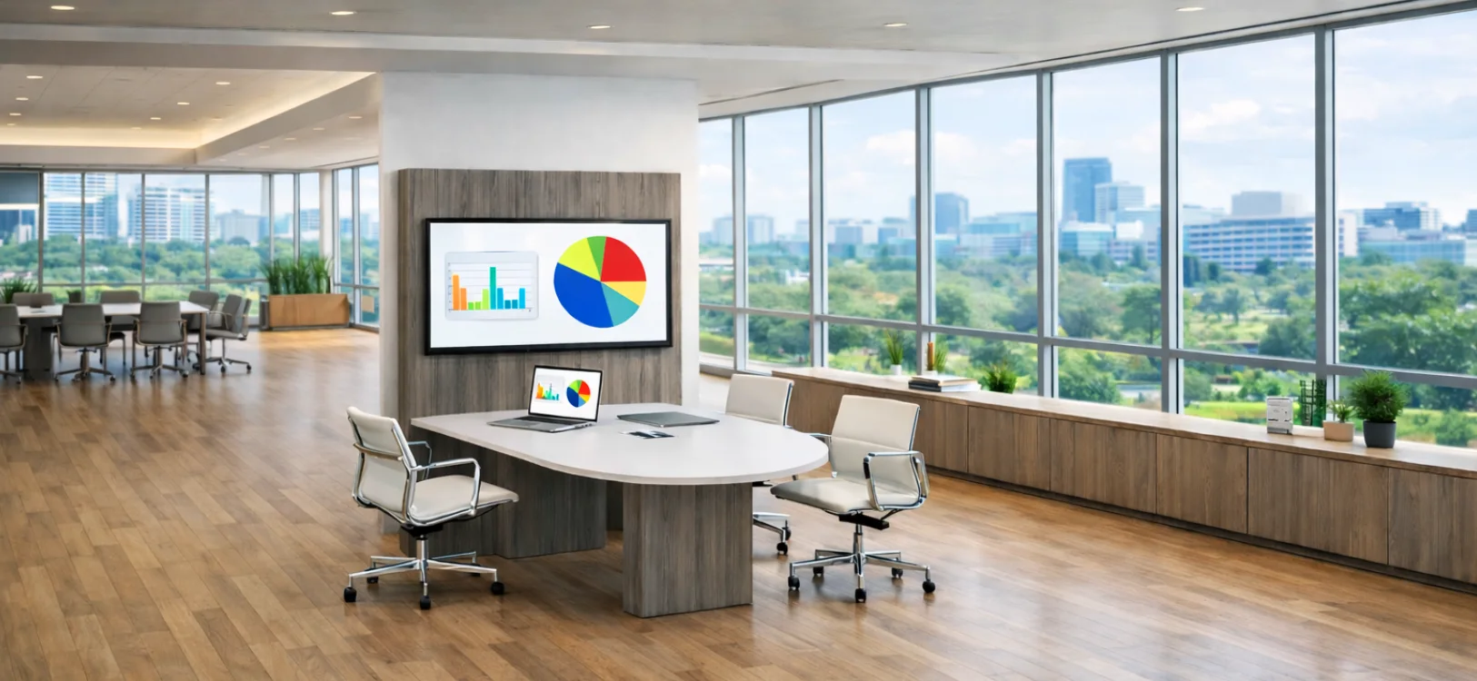 narrative media conference table