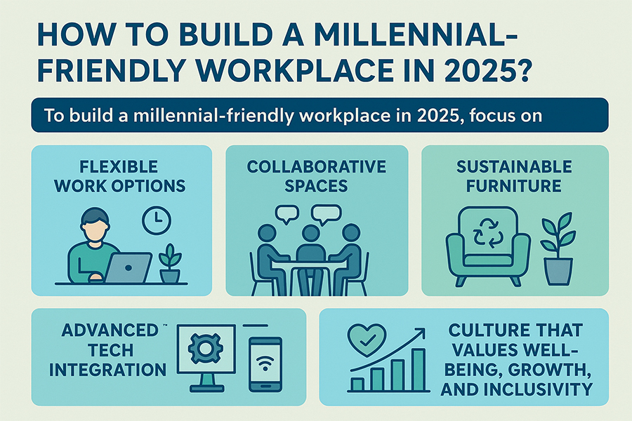 How to Build a Millennial friendly workspace