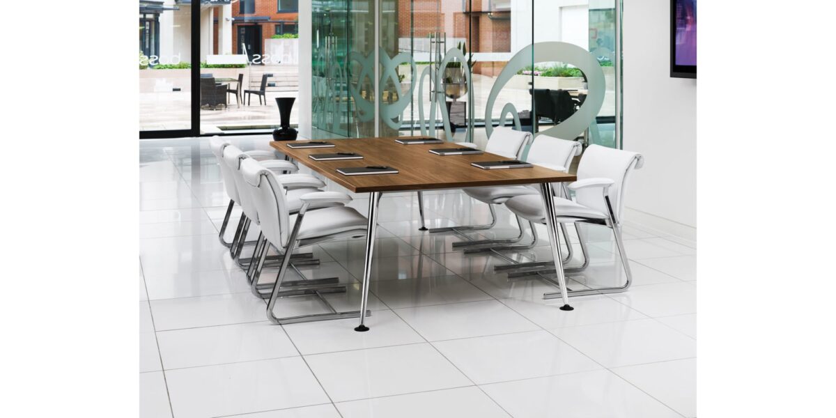 Pegasus Meeting, Conference And Boardroom Tables with medium wood top