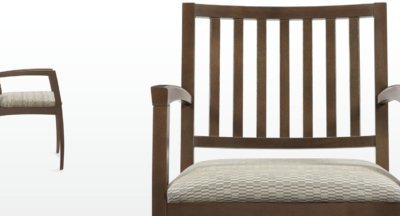 elegant beach upholstered wood guest chair