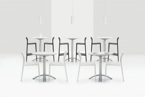 5 Sets of Bakhita Polymer Tables With Chairs