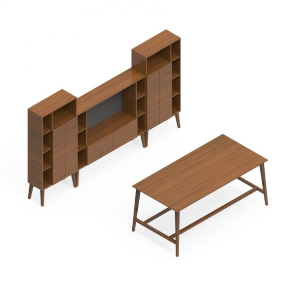 Corby Laminate And Veneer Desking CBY206