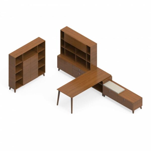 Corby Laminate And Veneer Desking CBY218