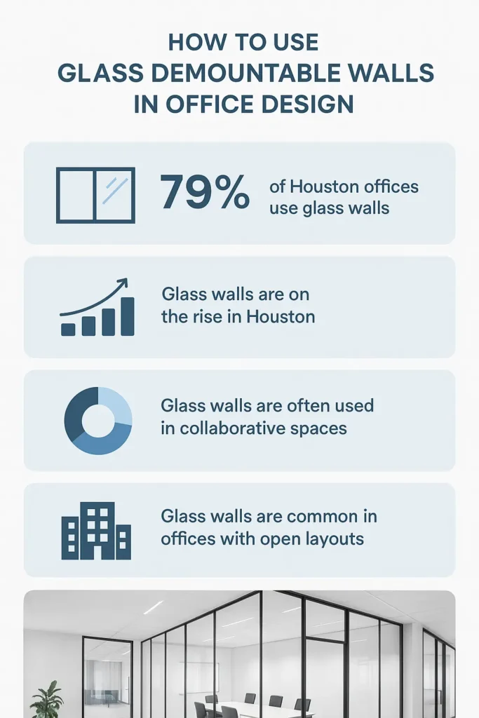 how to use glass demountable walls-houston