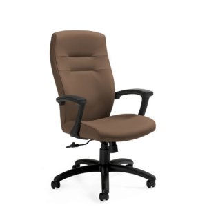 Synopsis high back tilter chair, model 5090LM-4 . This chair has been placed on a white background.