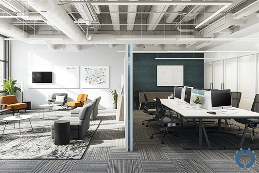 functional office design-hybrid work model