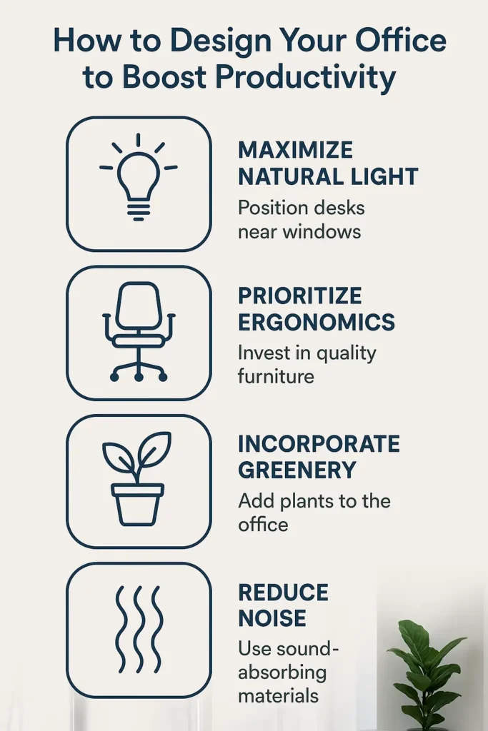 how to design office-boost productivity