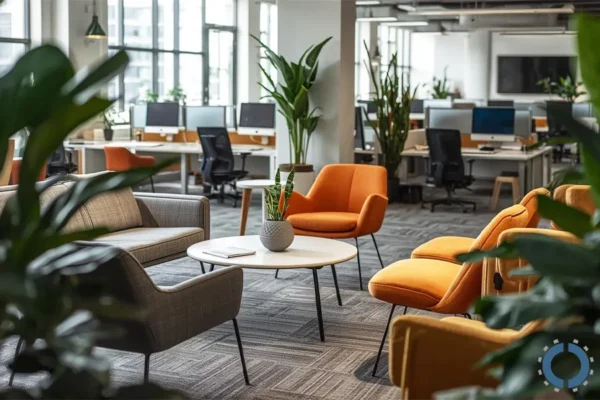 Collaborative Office Furniture space