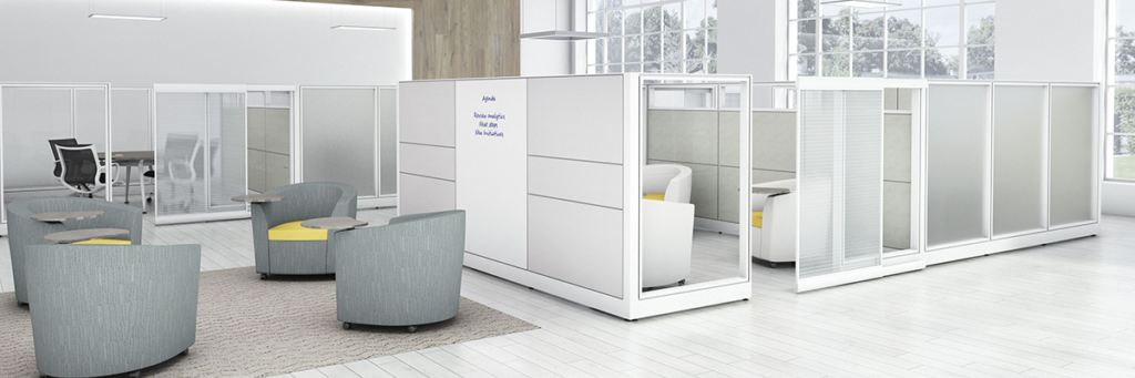 Open Office Cubicles And Workstations | Collaborative Office Interiors