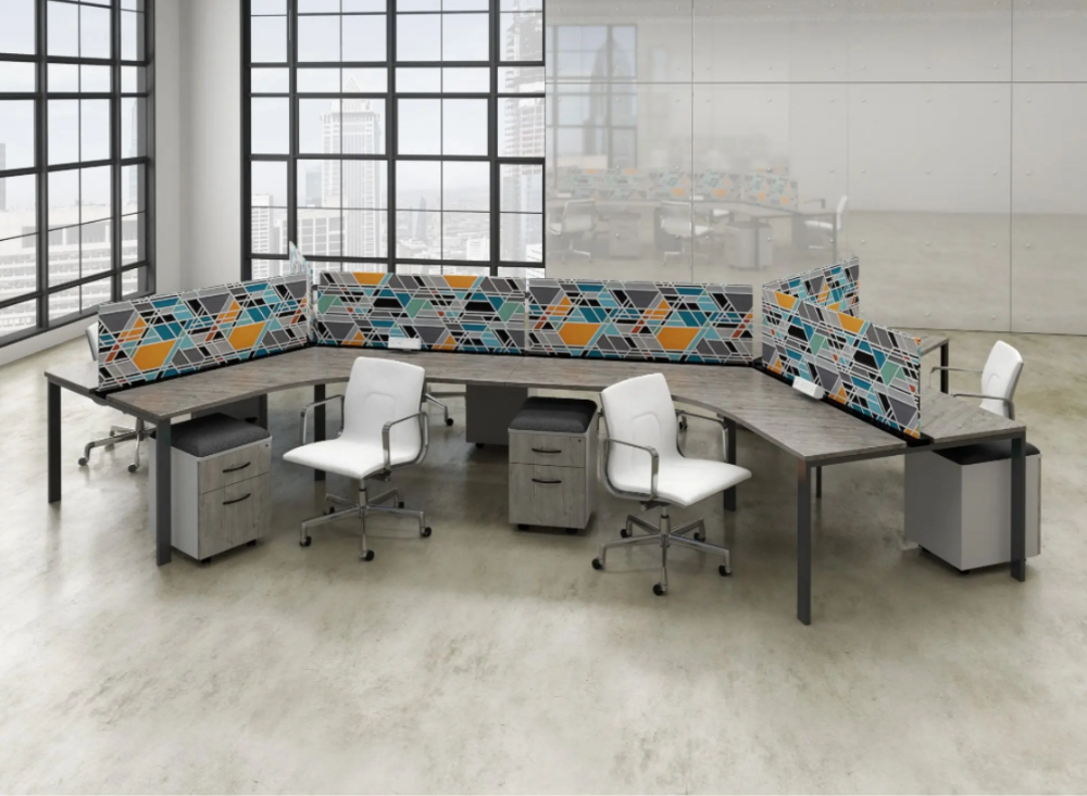 Modular office online furniture systems