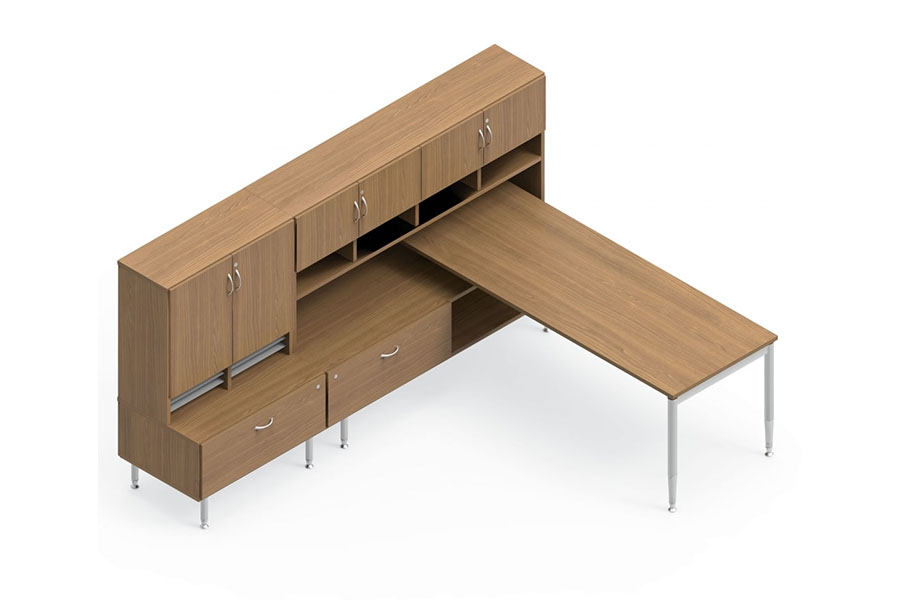 Sidebar Modern Benching and desk systems