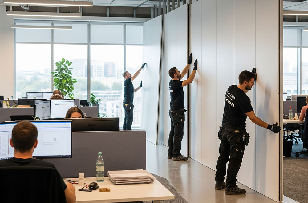 easy installation-demountable walls