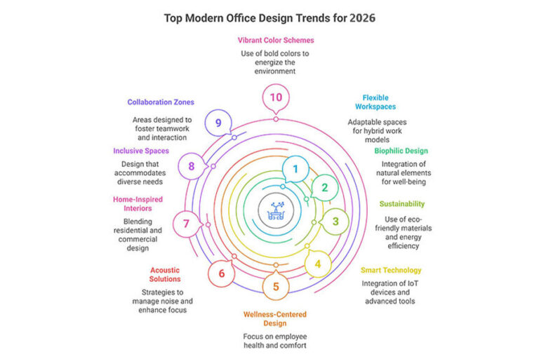 Top Modern Office Design Trends for 2026 | Collaborative Office Interiors