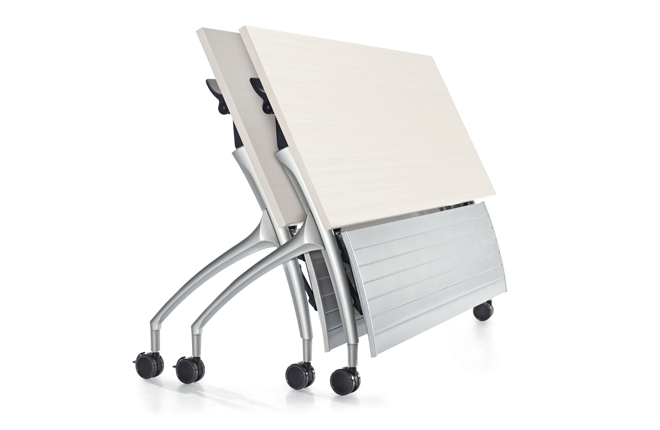 Global 2gether Folding Training Table with Modesty Panel