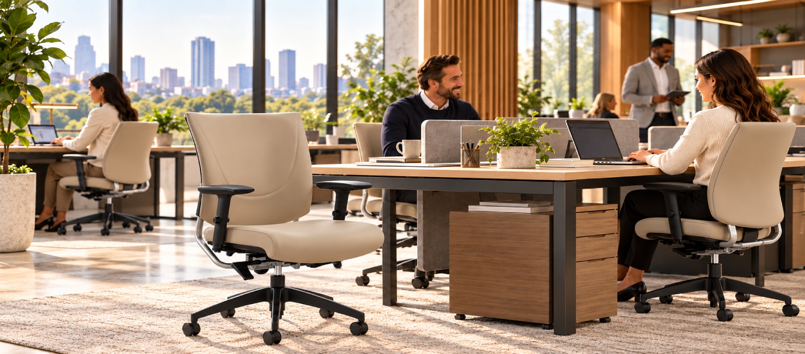Global Graphic Ergonomic Office Chair