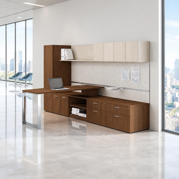 Global Lufton Veneer Desking Series- product