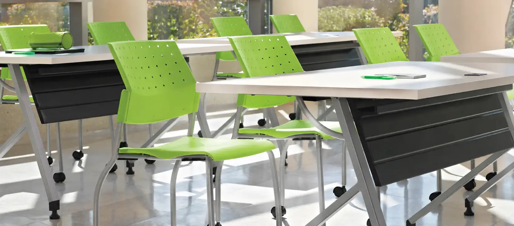 Global Sonic Stacking and Nesting Chairs