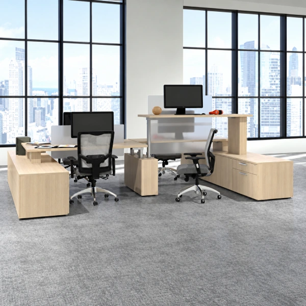 Indiana Laminate Height-Adjustable Desk-product