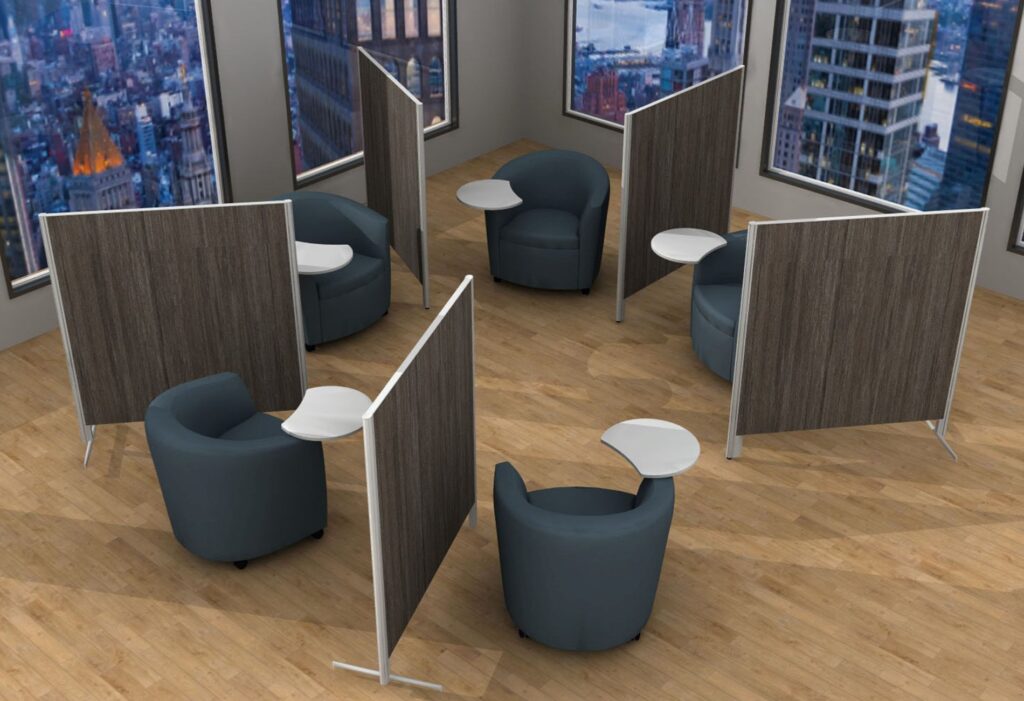 Global Linking Woodgrain Divider Panels