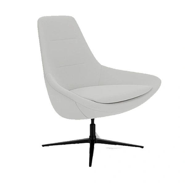 Via Astro Lounge Chair with Swivel and Rocking Features