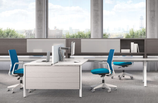 Global Bridges II Modern Benching Desk