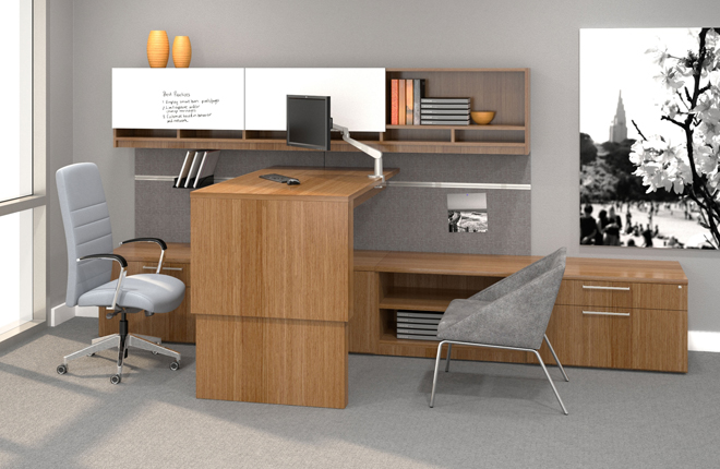 Indiana Height-Adjustable Office Desk