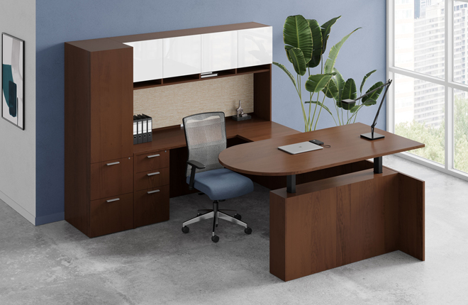 Indiana Sit-Stand Office Desk