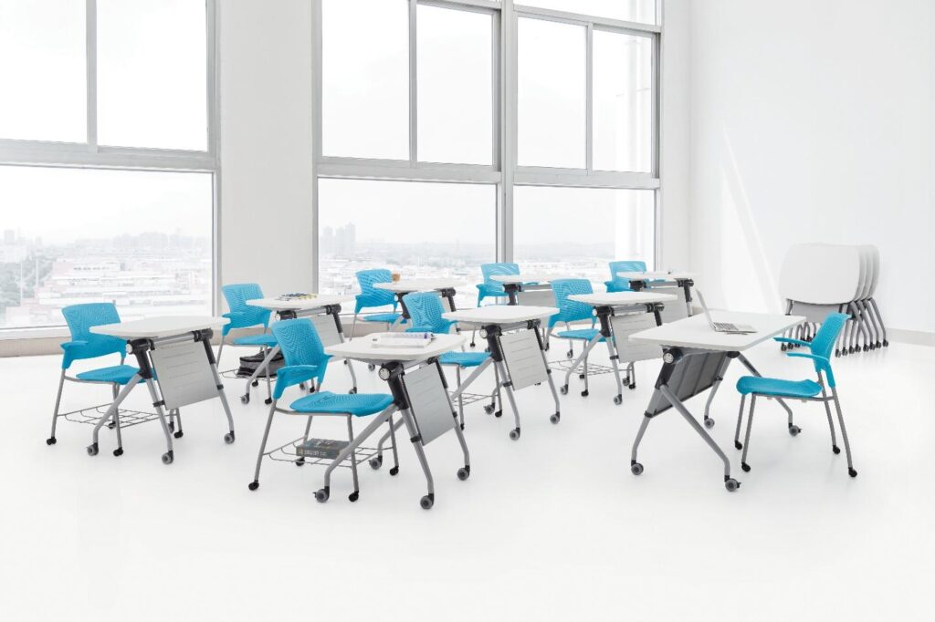 Zook White Nesting Training Table