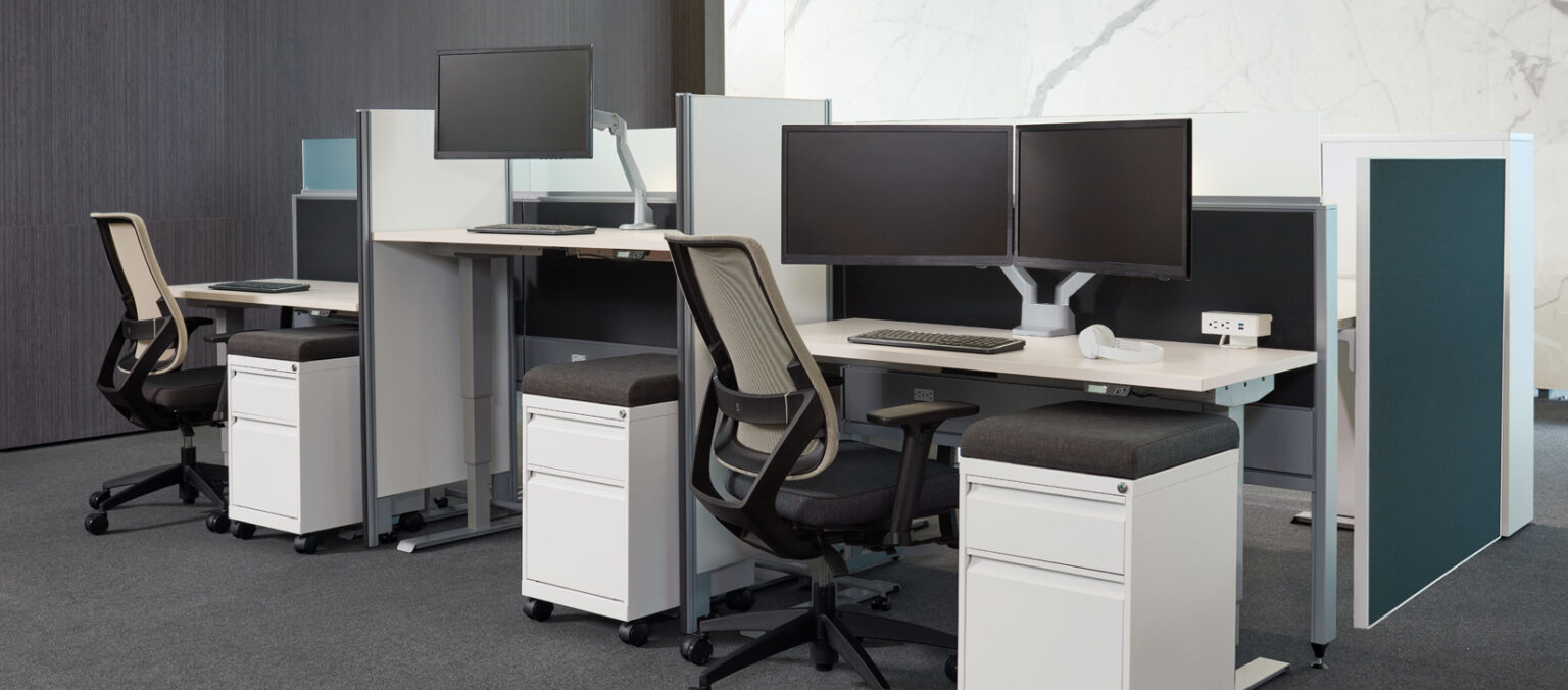 Computer Monitor Arms | Collaborative Office Interiors