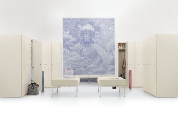 Global Workplace Personal Locker System with Benches