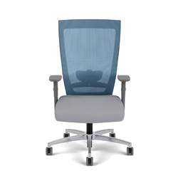 Via Run II Gray Mesh Guest Chair