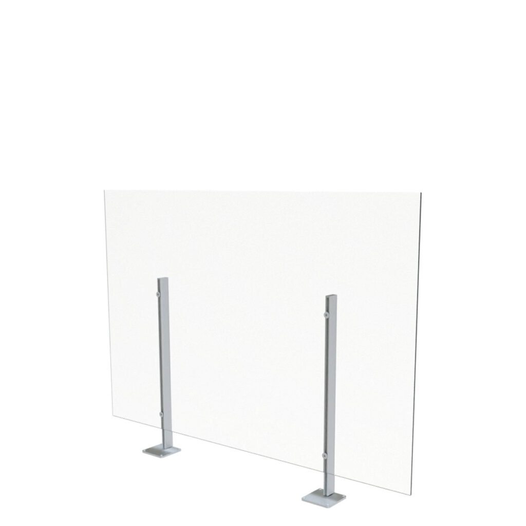 Global Wellness Clear Health Screen with Outward Feet