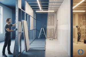 demountable walls vs drywall
