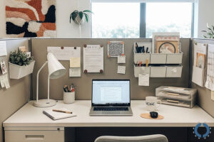 how to decorate a cubicle