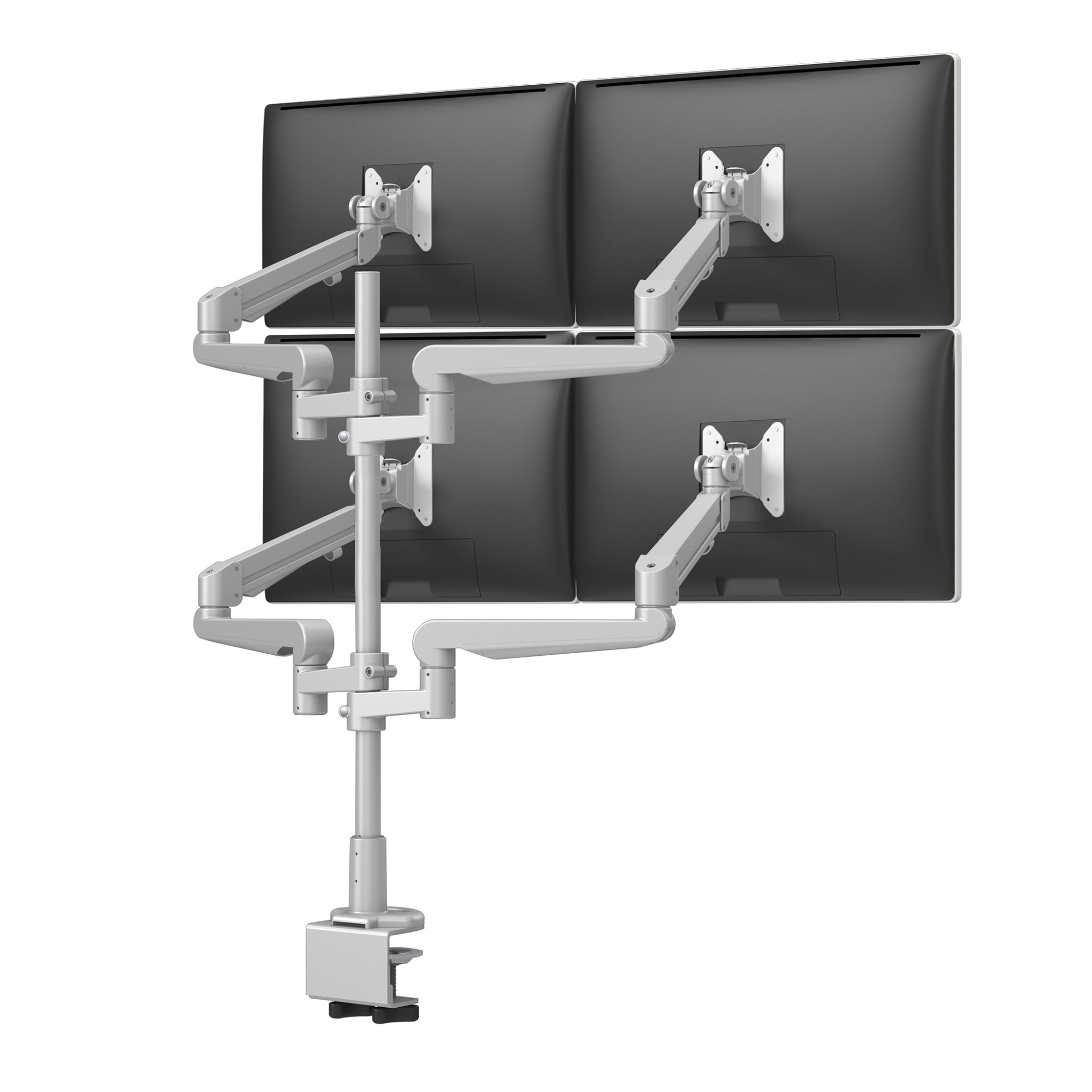 typical 4 quad monitor arm