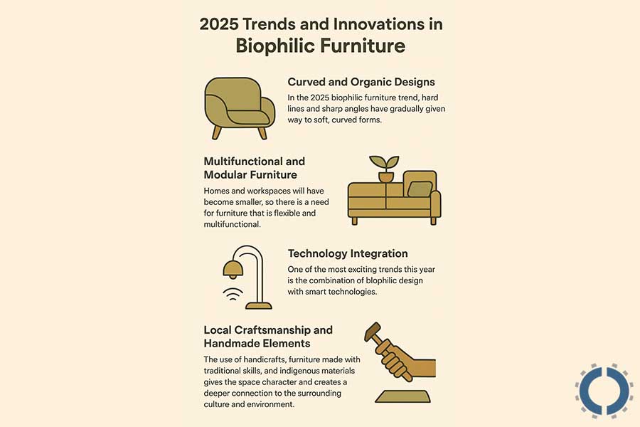 Biophilic Furniture-trends- 2025