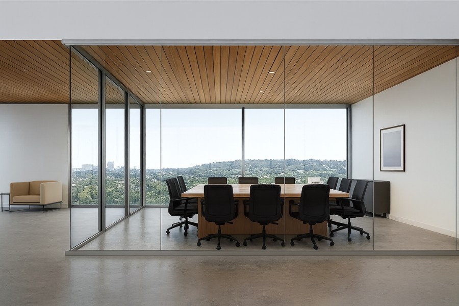 Demountable Glass walls Houston