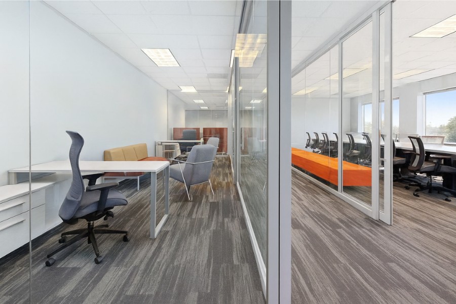 Demountable Glass walls and conference room