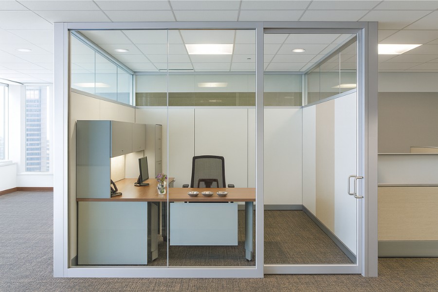 Moveable Glass wall Office