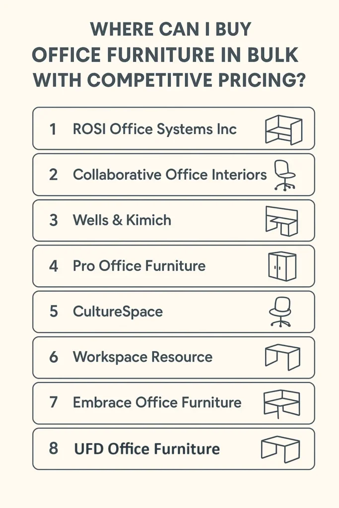 Where Can I Buy Office Furniture in Bulk-Competitive Pricing
