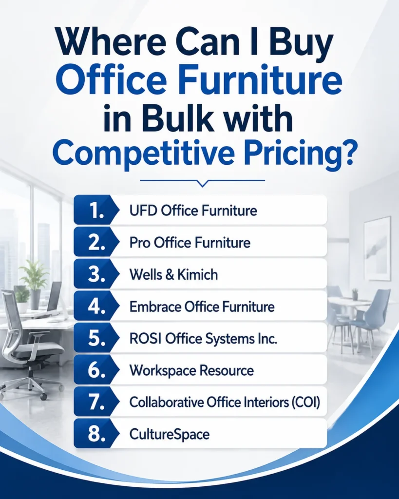 Where Can I Buy Office Furniture in Bulk with Competitive Pricing-2026