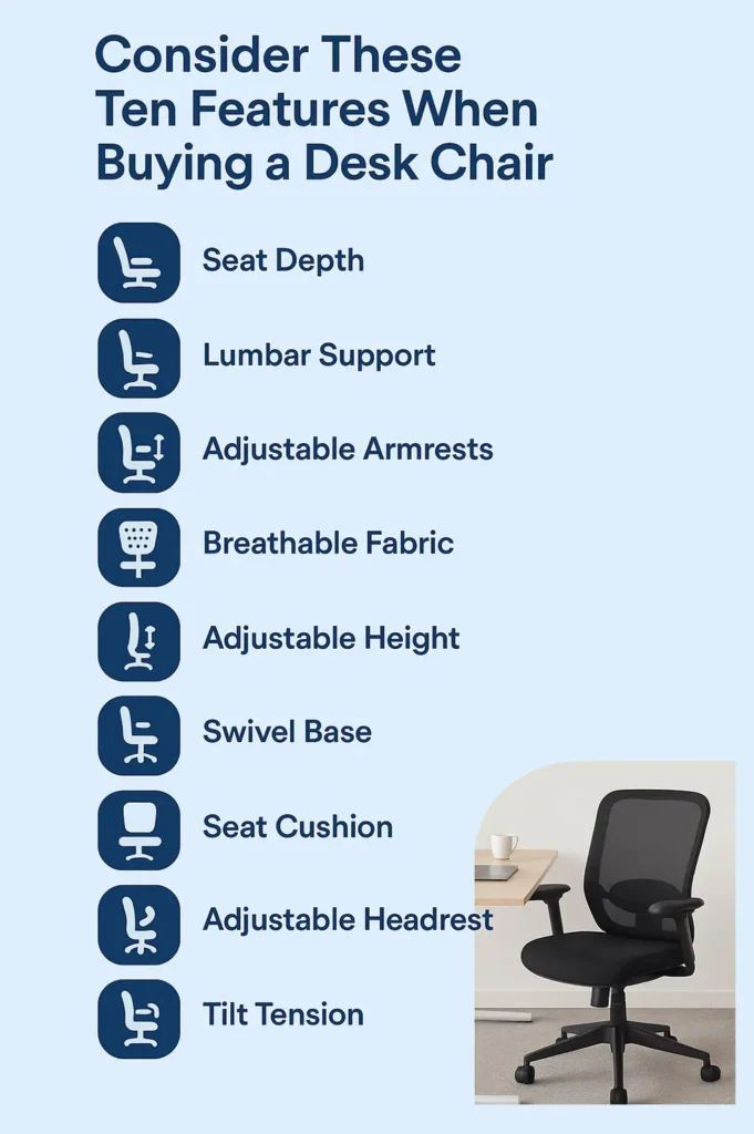 buying a desk chair