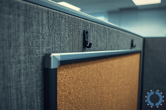 Hang Things on Cubicle Walls-Over-the-Panel Hooks