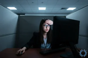 How to Block Overhead Light in A Cubicle