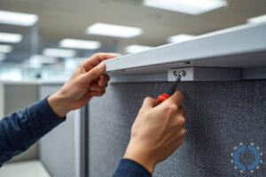 How to Remove Cubicle Shelves