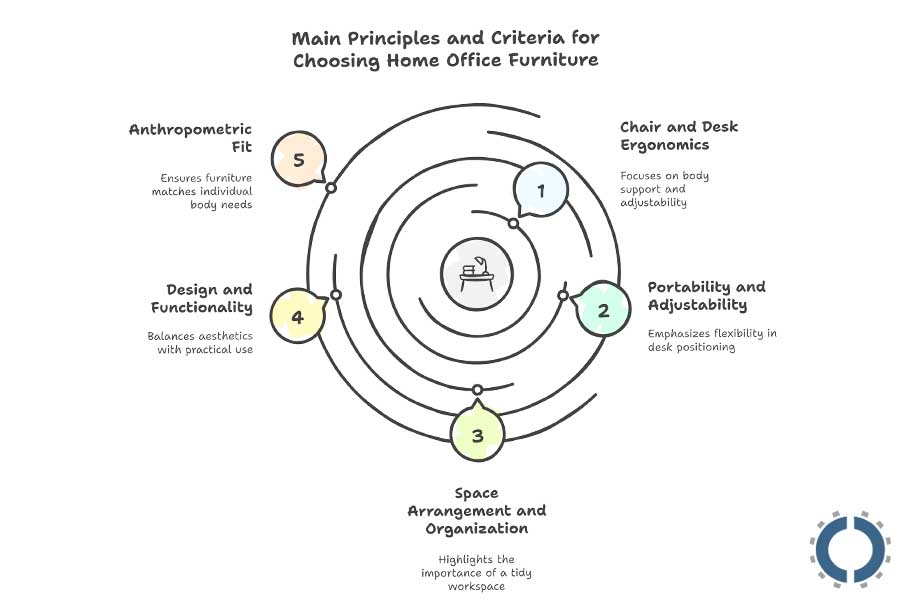 Main Principles and Criteria for Choosing Home Office Furniture