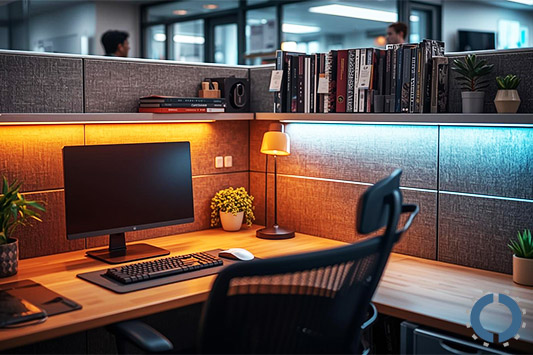 Ways to Make Your Cubicle Cozy-integrated technology