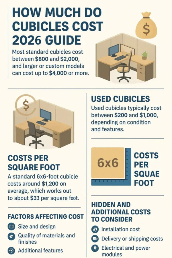 How Much Do Cubicles Cost? 2026 Guide | Collaborative Office Interiors