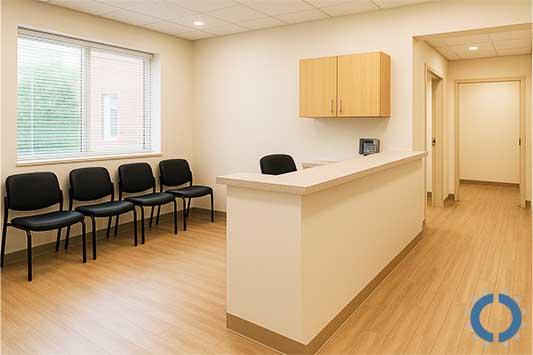 reception and waiting room-medical office